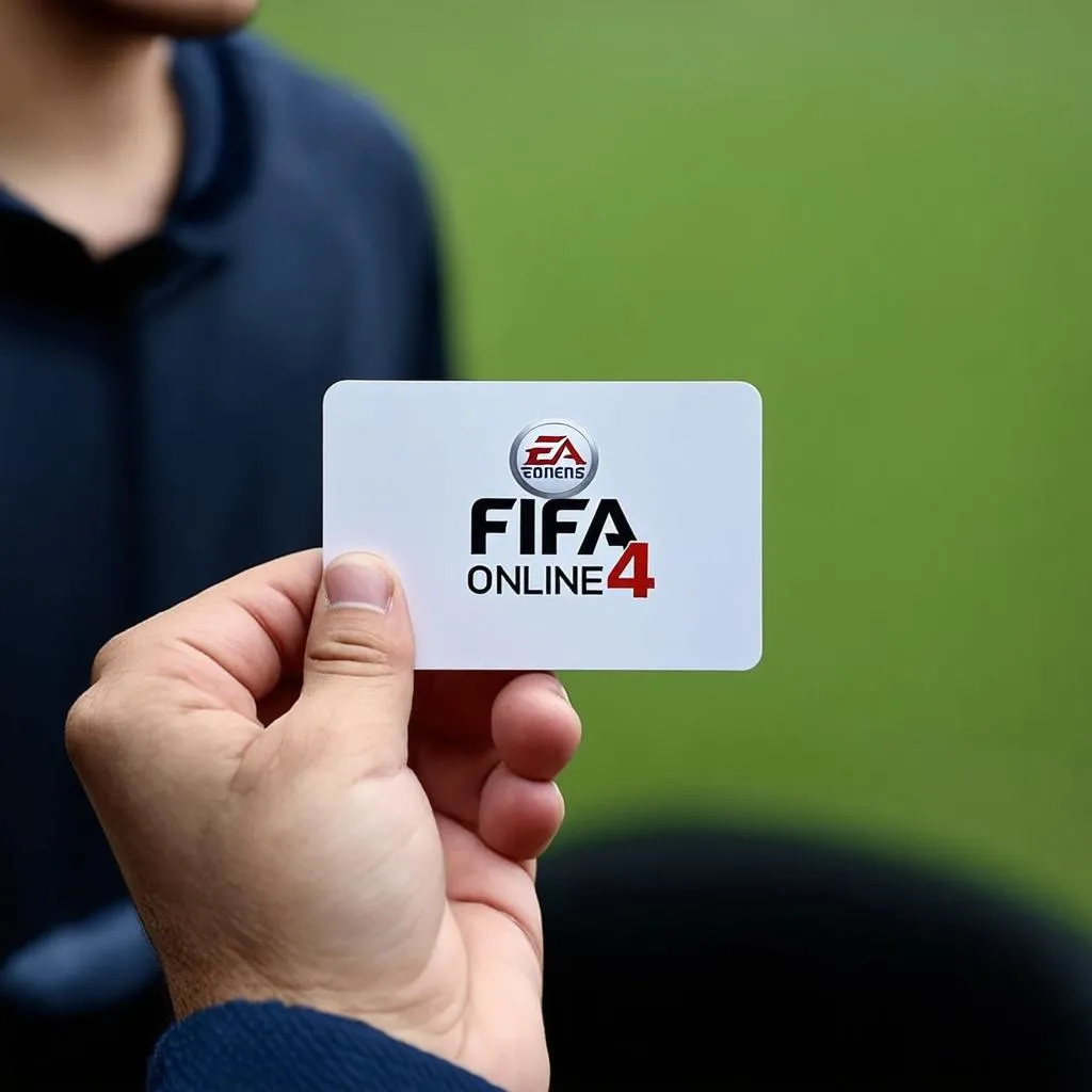 Nạp FIFA Online 4 bằng thẻ cào