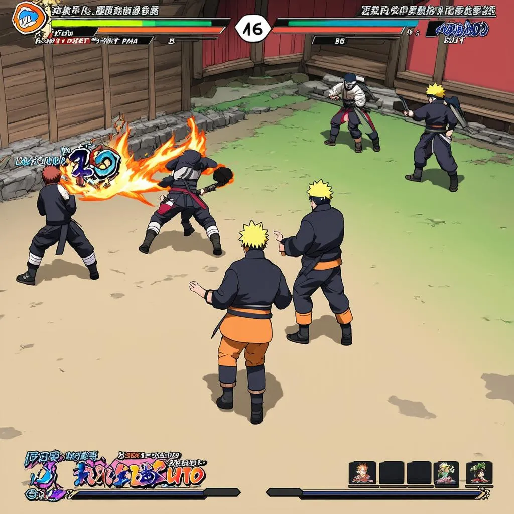 Gameplay of Naruto Heroes 3