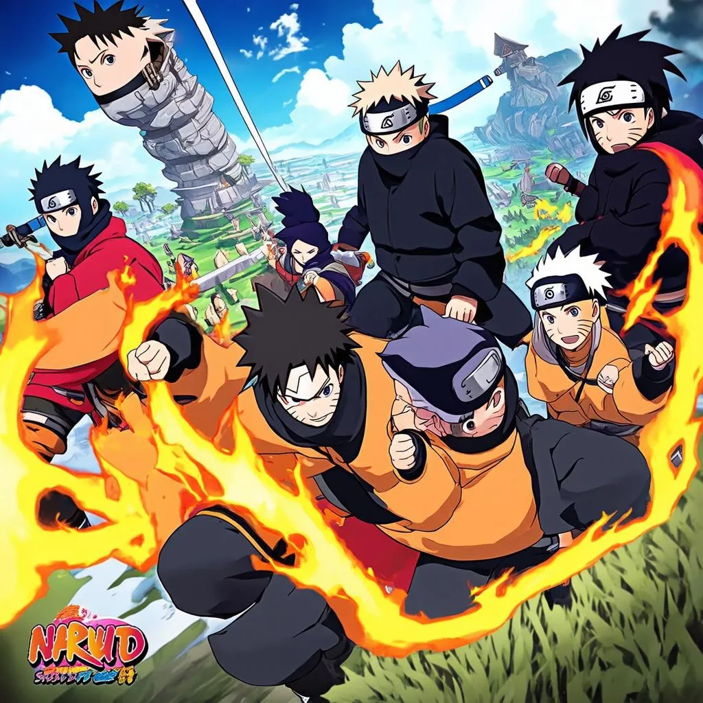 Naruto Mobile Game đồ họa