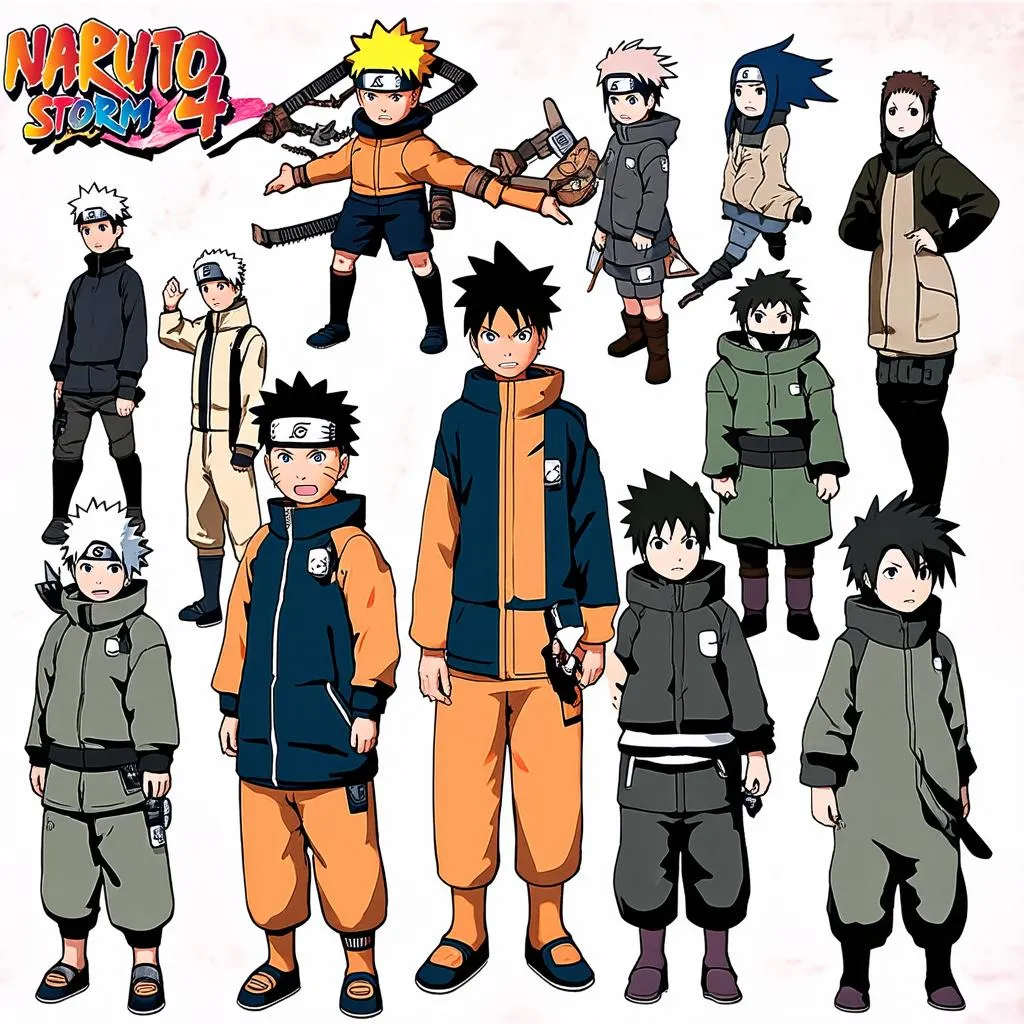 naruto ninja storm 4 characters