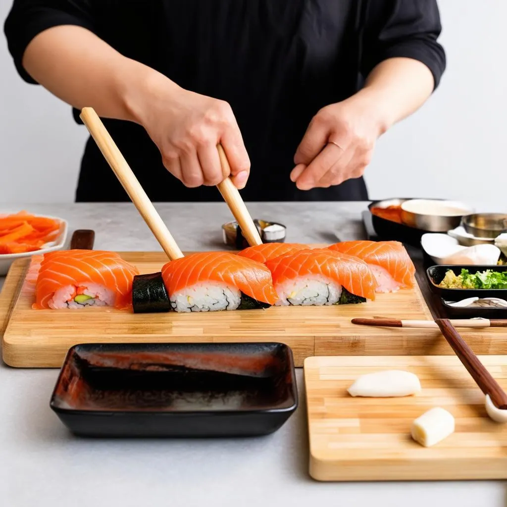 Nấu sushi tại nhà