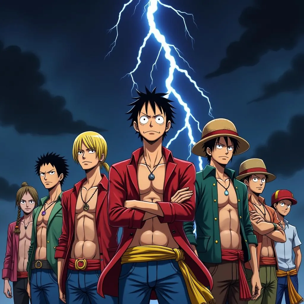 Nhân vật One Piece trong thế giới Tận Thế