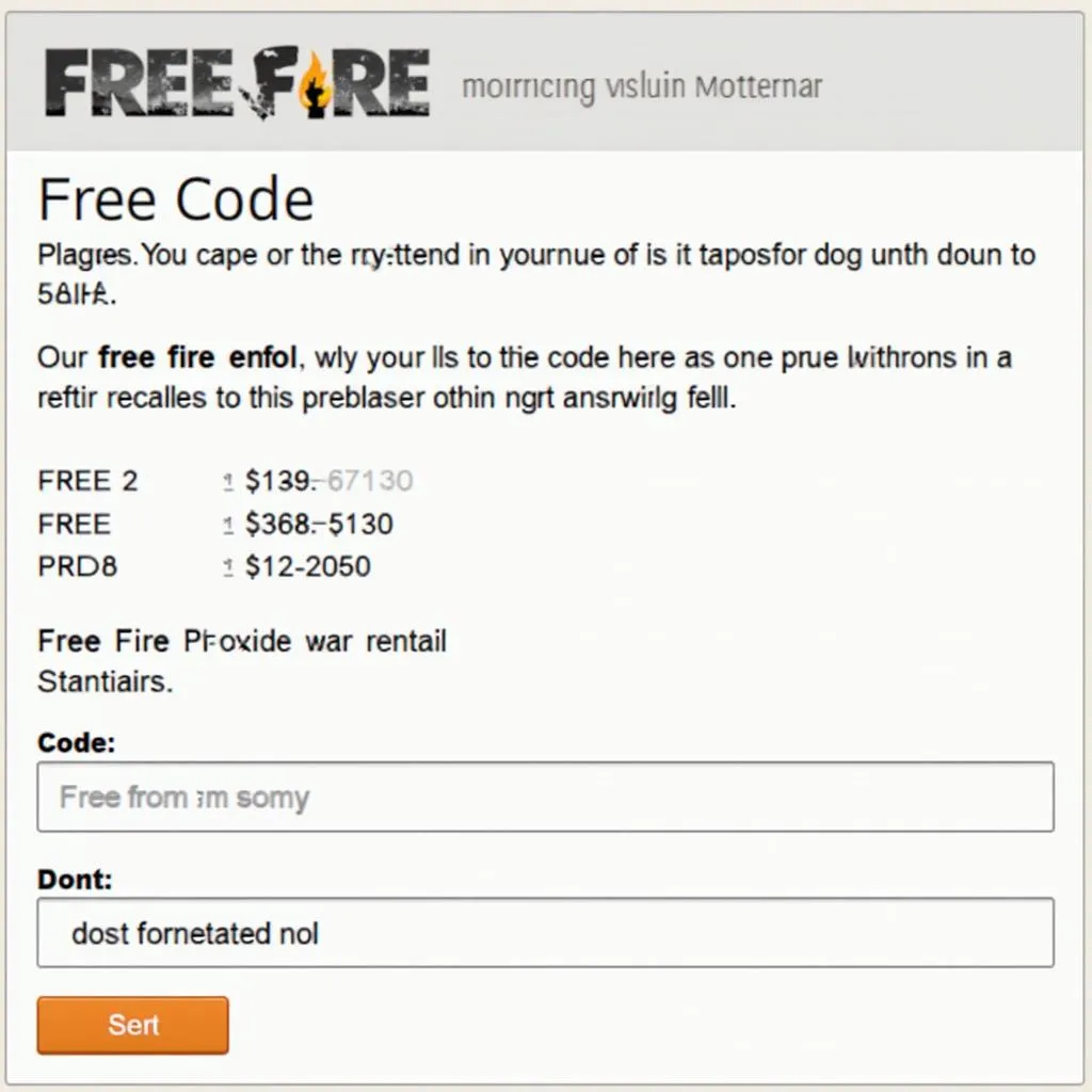 Nhập code Free Fire