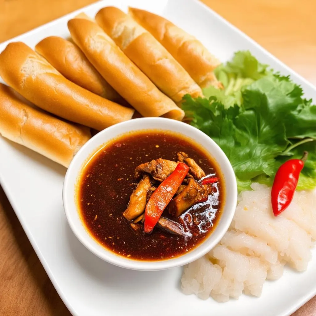 Nước chấm bún chả