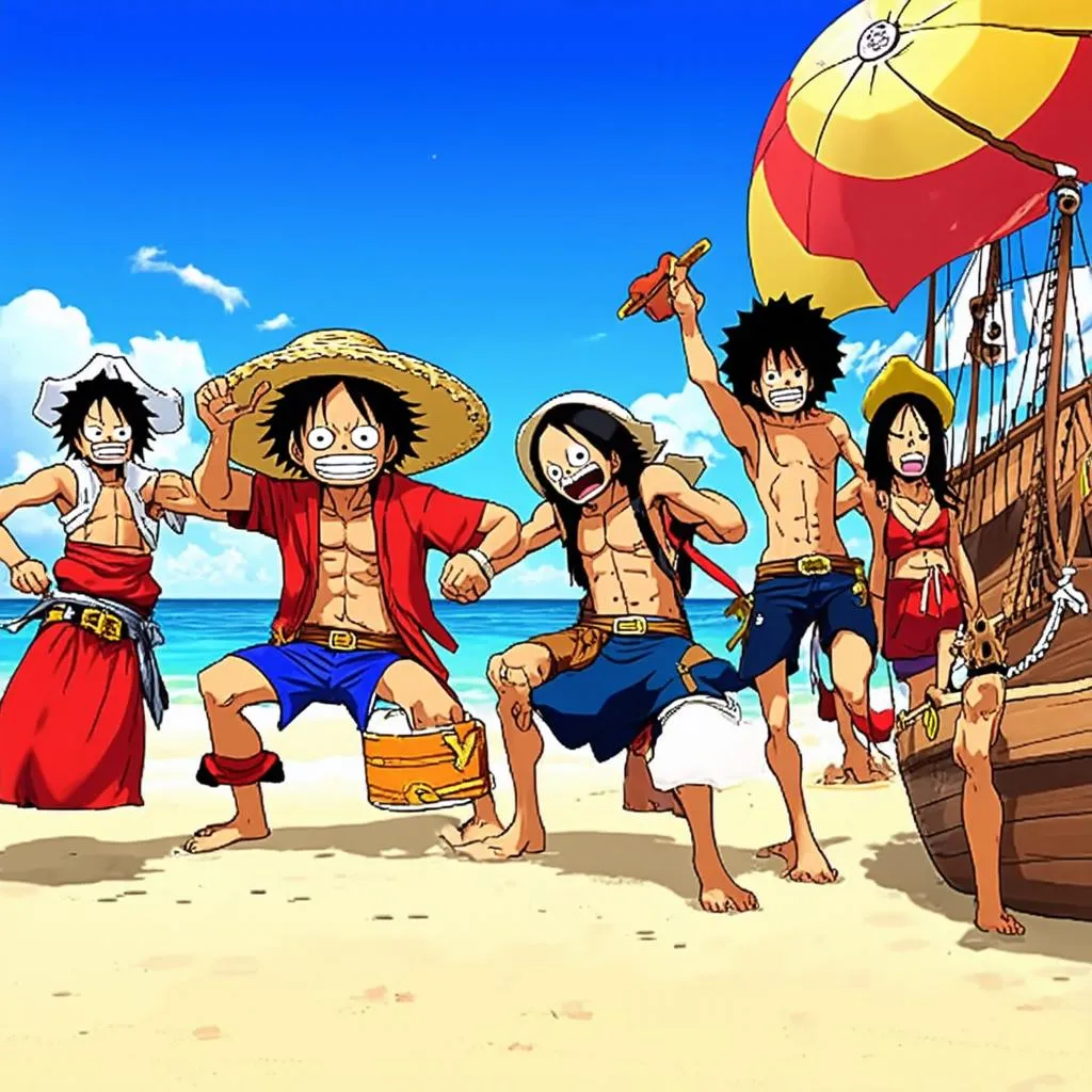 Hình ảnh minh họa về game One Piece