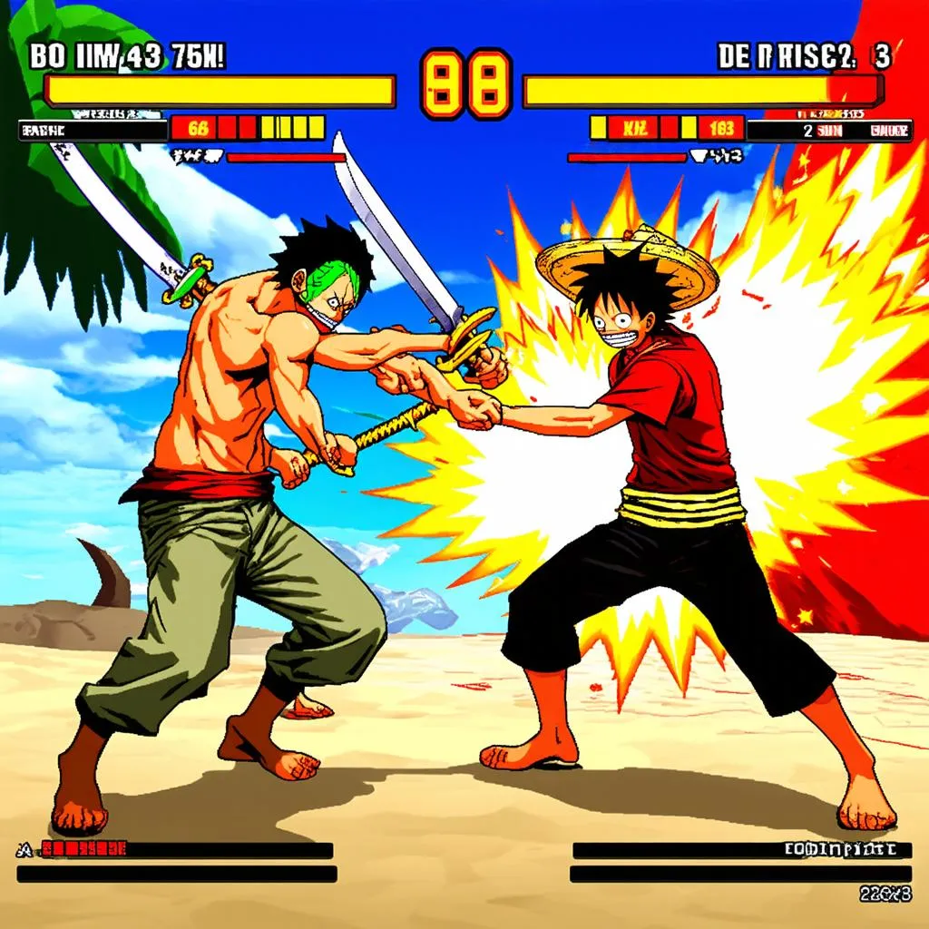 Gameplay của game One Piece song đấu