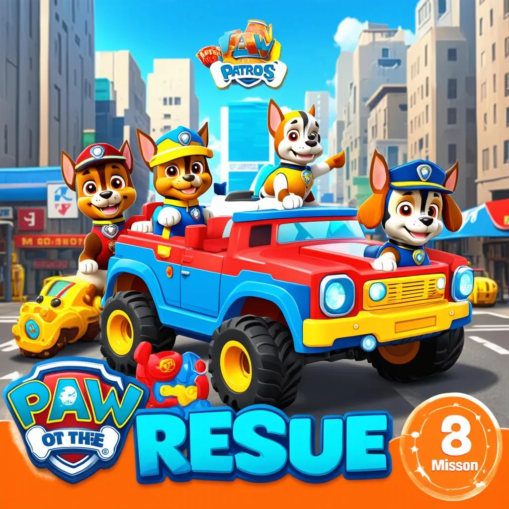 Paw Patrol Pups to the Rescue Game Poster