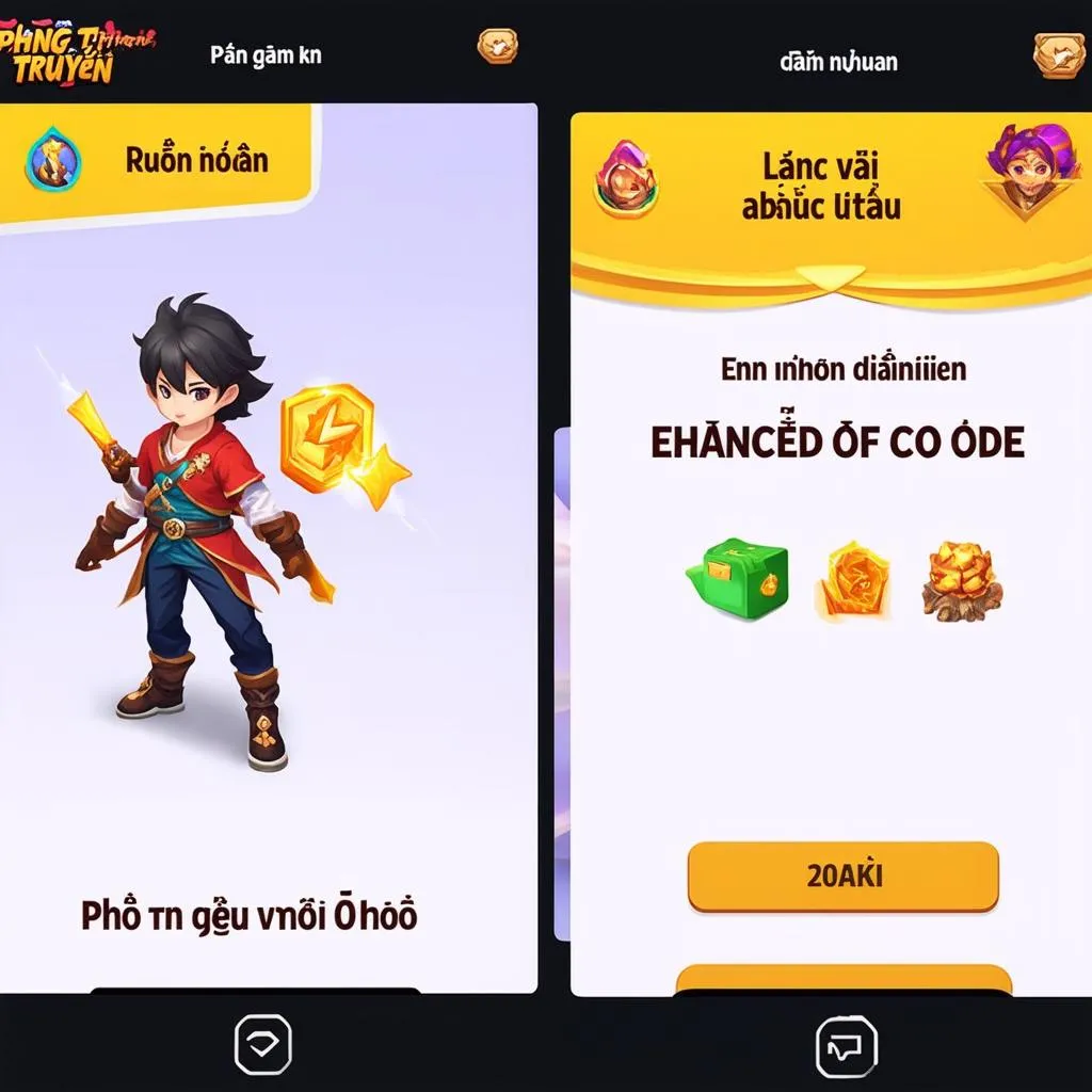 Phần Thưởng Code Game Phong Thần Truyện