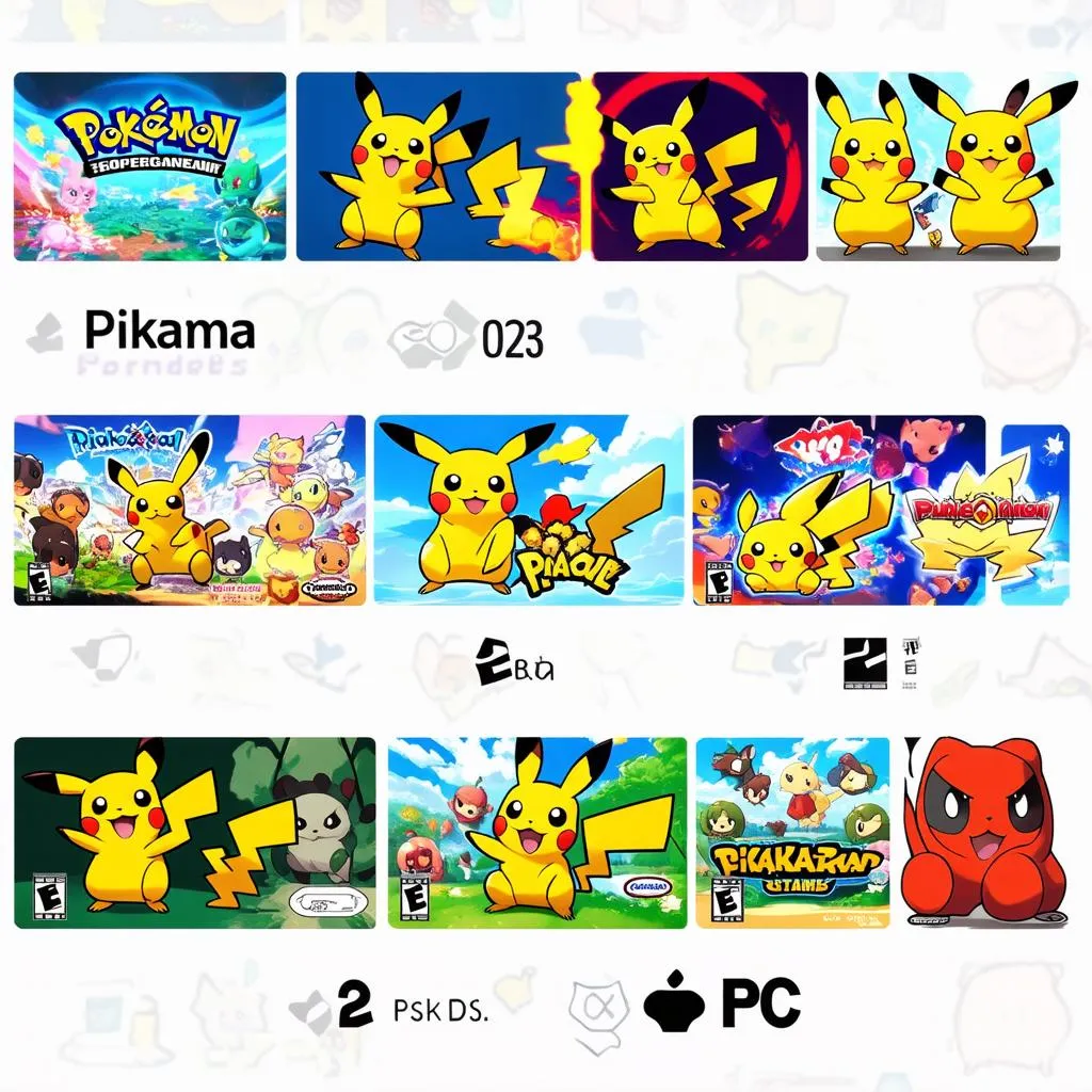 Pikachu Game Collection