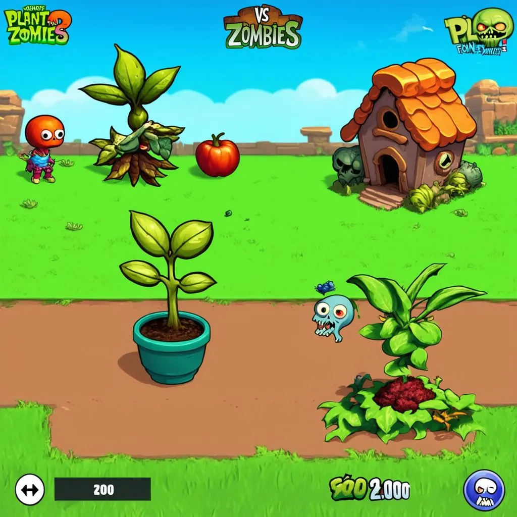 chơi game plant vs zombie