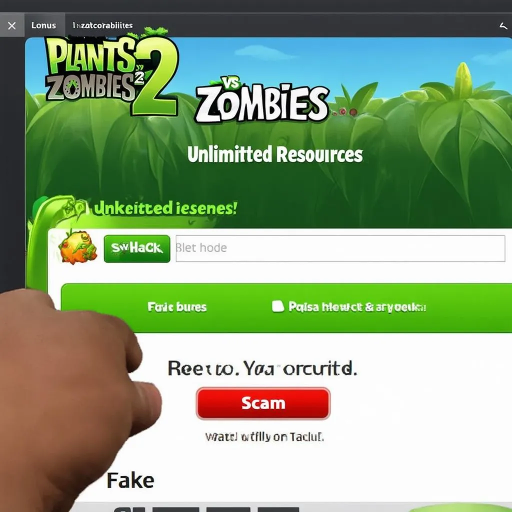 Plants vs Zombies 2 Hack - Lừa đảo