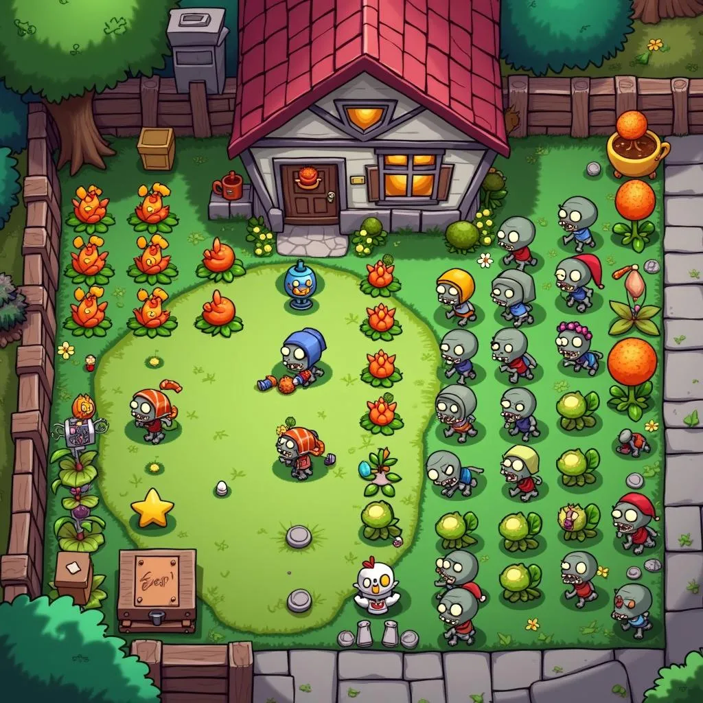 Plants vs Zombies Garden Defense