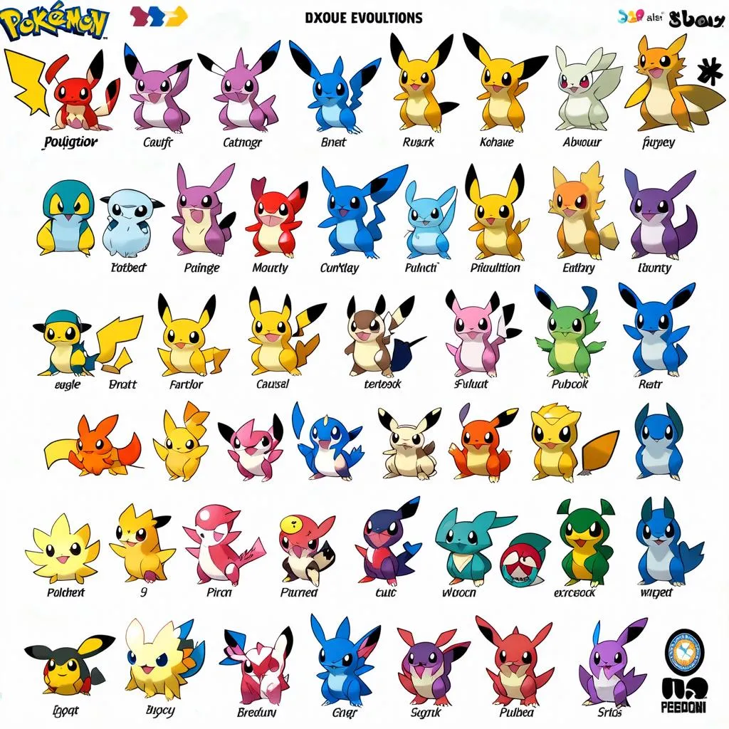 Pokemon Evolution Chart