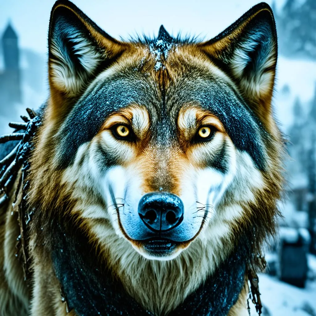 poster-game-of-thrones-season-1-stark-wolf