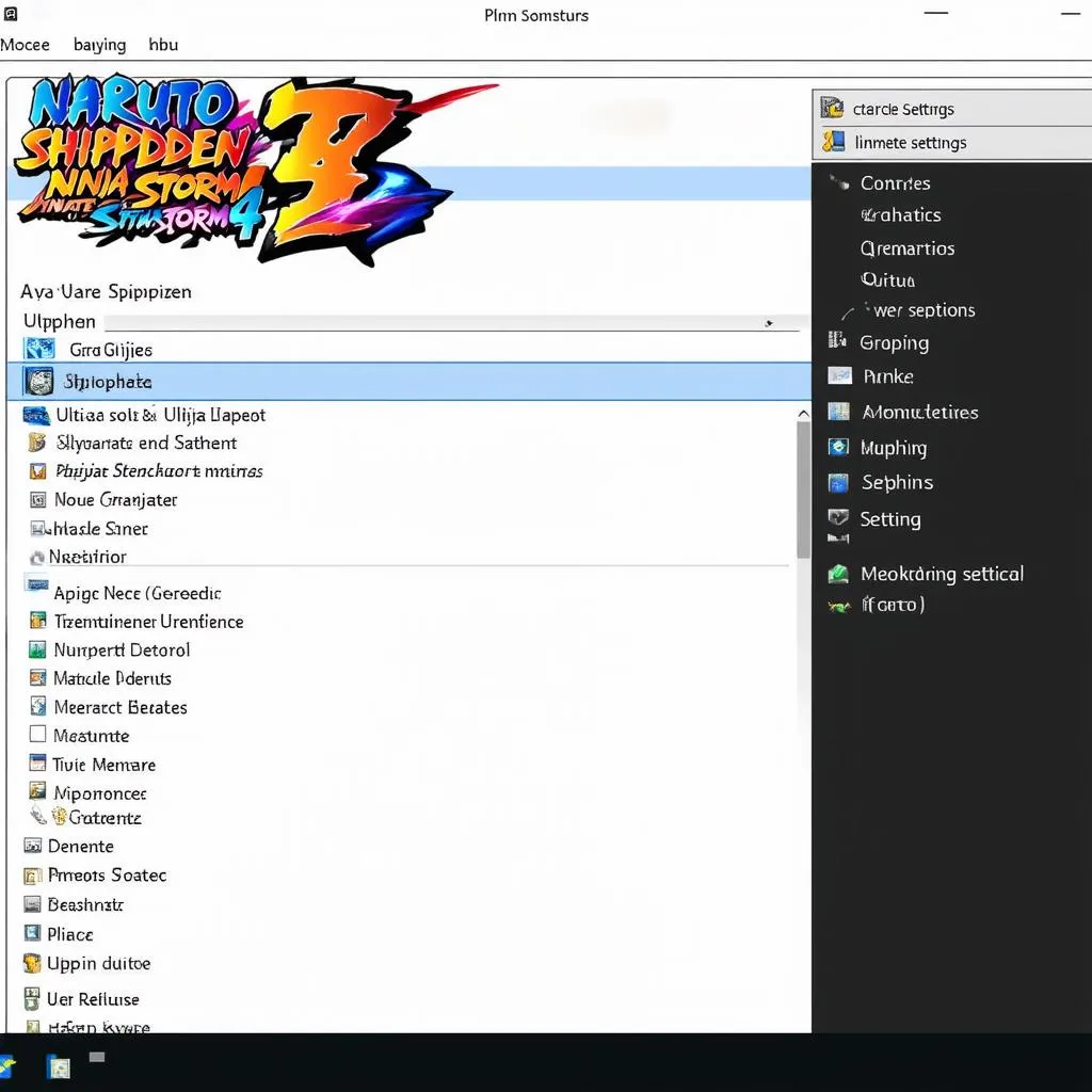 PPSSPP settings for Naruto Shippuden Ultimate Ninja Storm 4