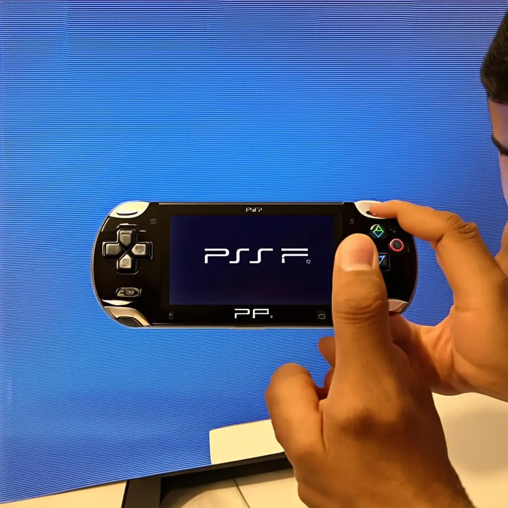 Chơi game PSP