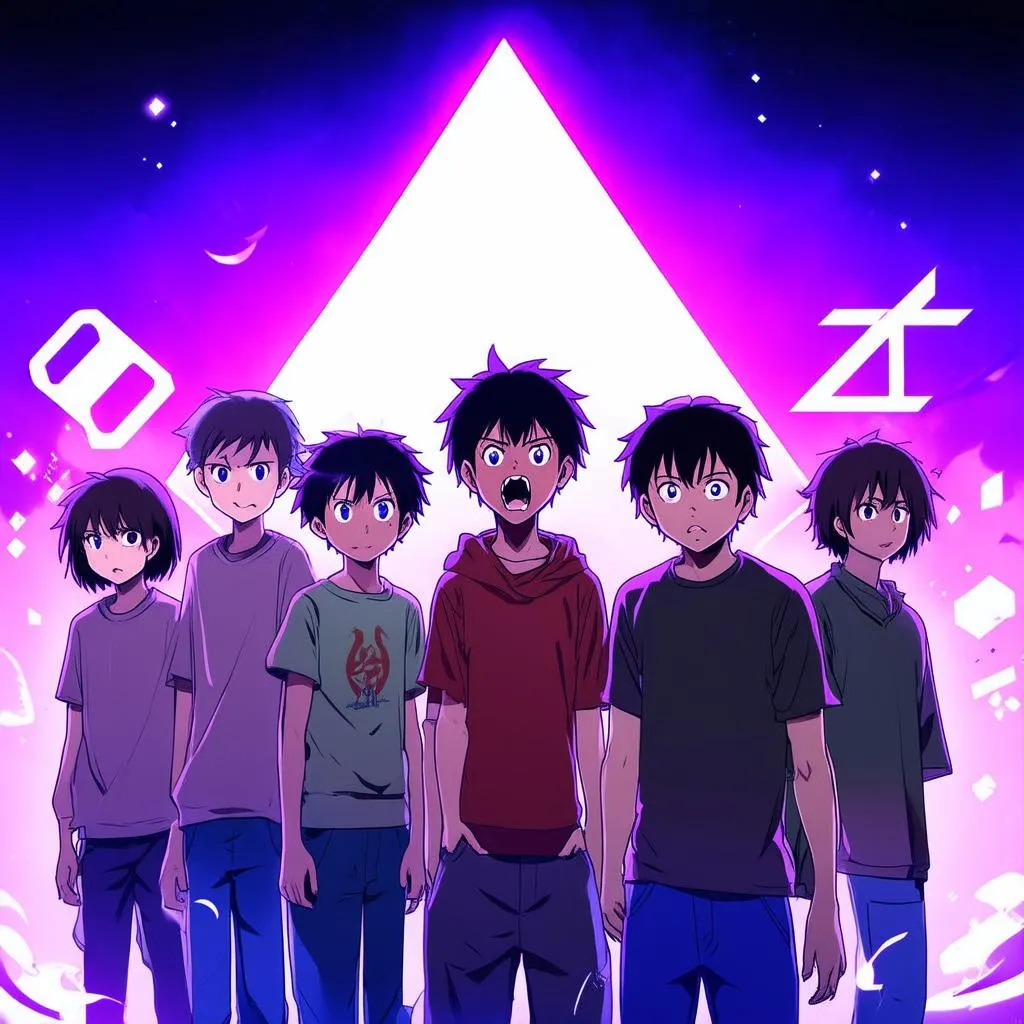 pyramid-game-manga-characters