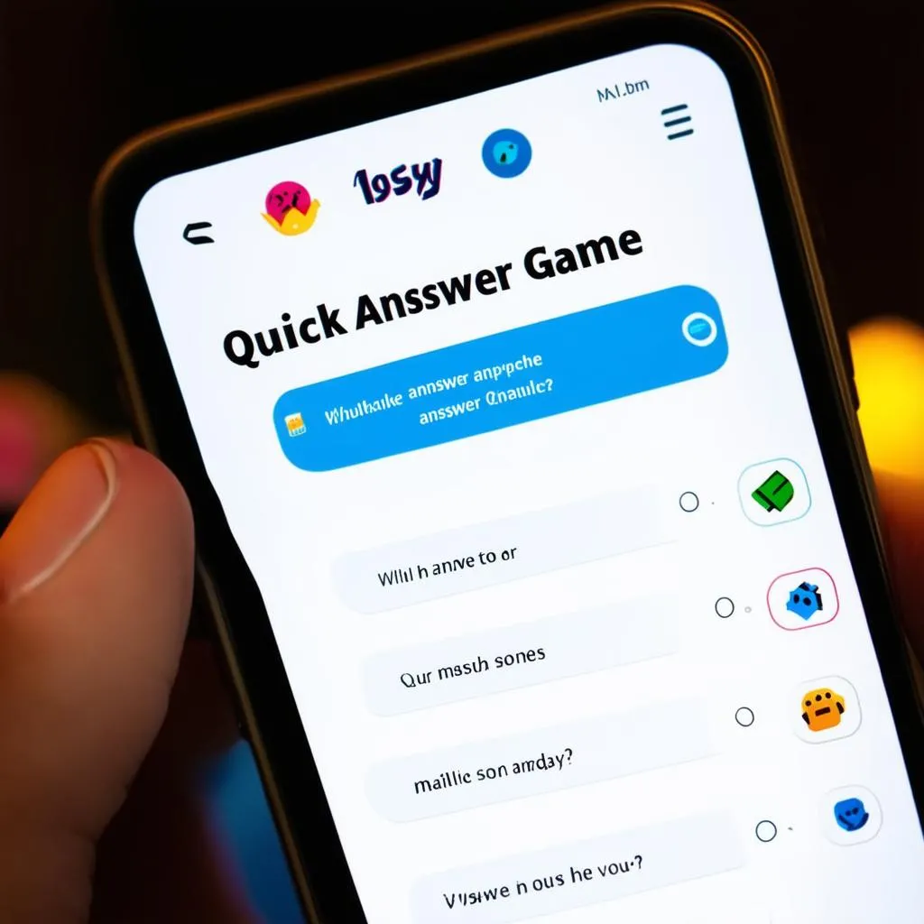Quick Answer Game trên Điện Thoại