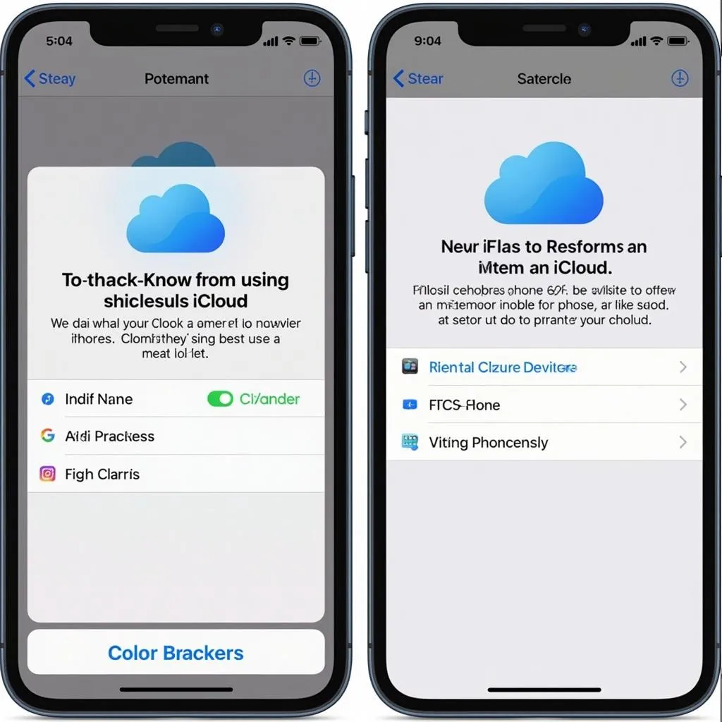 Restore iPhone bằng iCloud