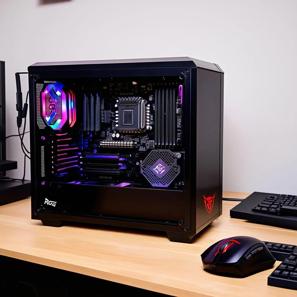 rog strix h370 i gaming case