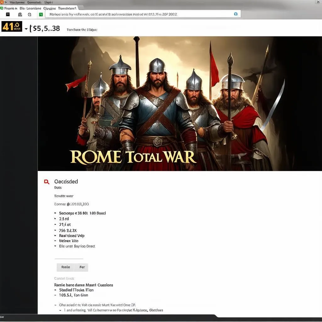 Tải Game Rome Total War Miễn Phí