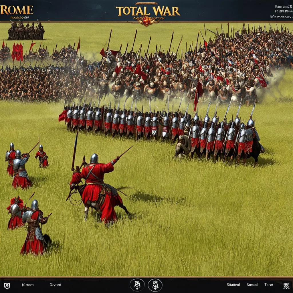 Ảnh chụp màn hình game Rome Total War