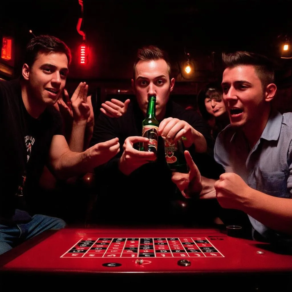 Trò chơi Russian Roulette Drinking Game nguy hiểm