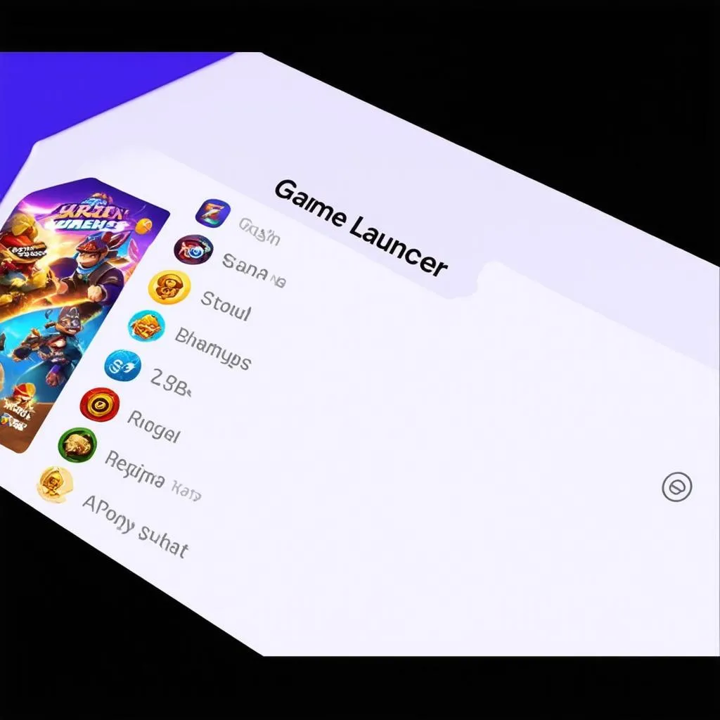 samsung game launcher - game list