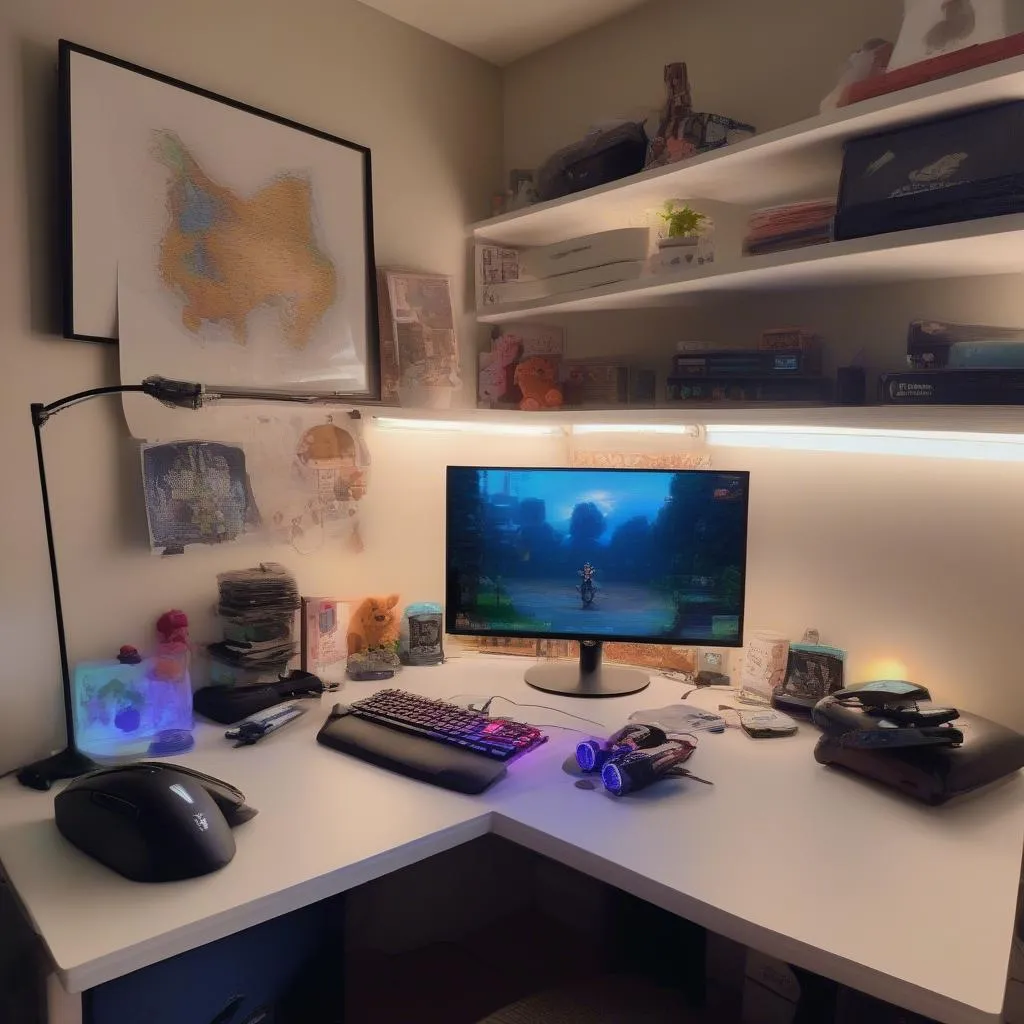 Phong thủy trong setup gaming