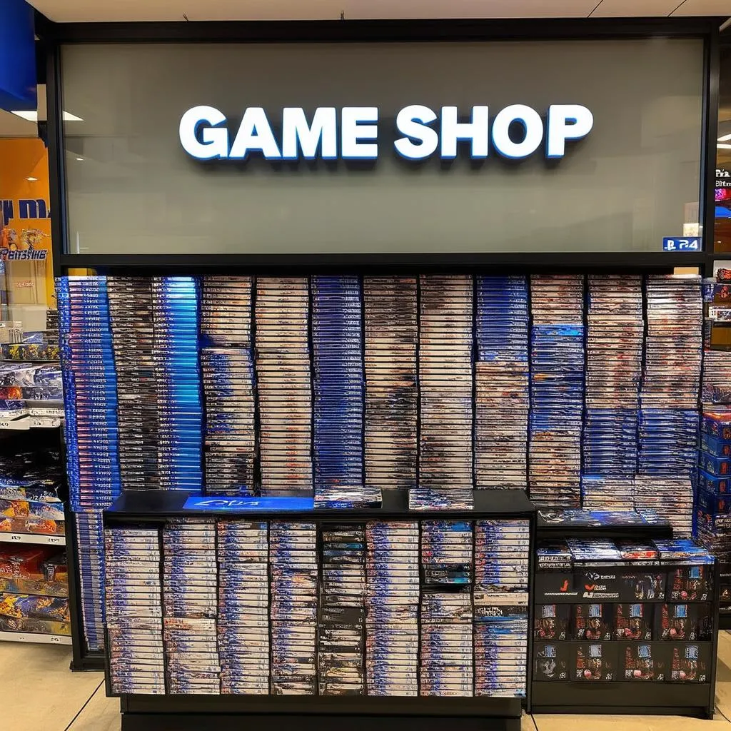 Shop bán đĩa game