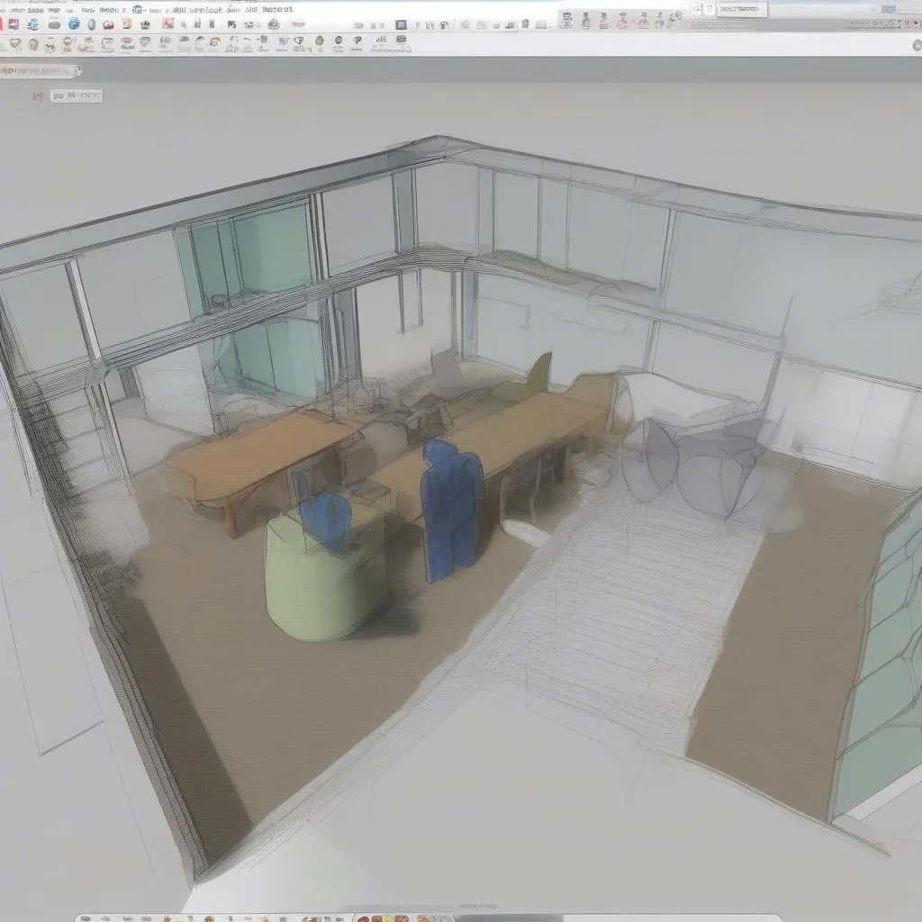 Giao diện SketchUp 2016