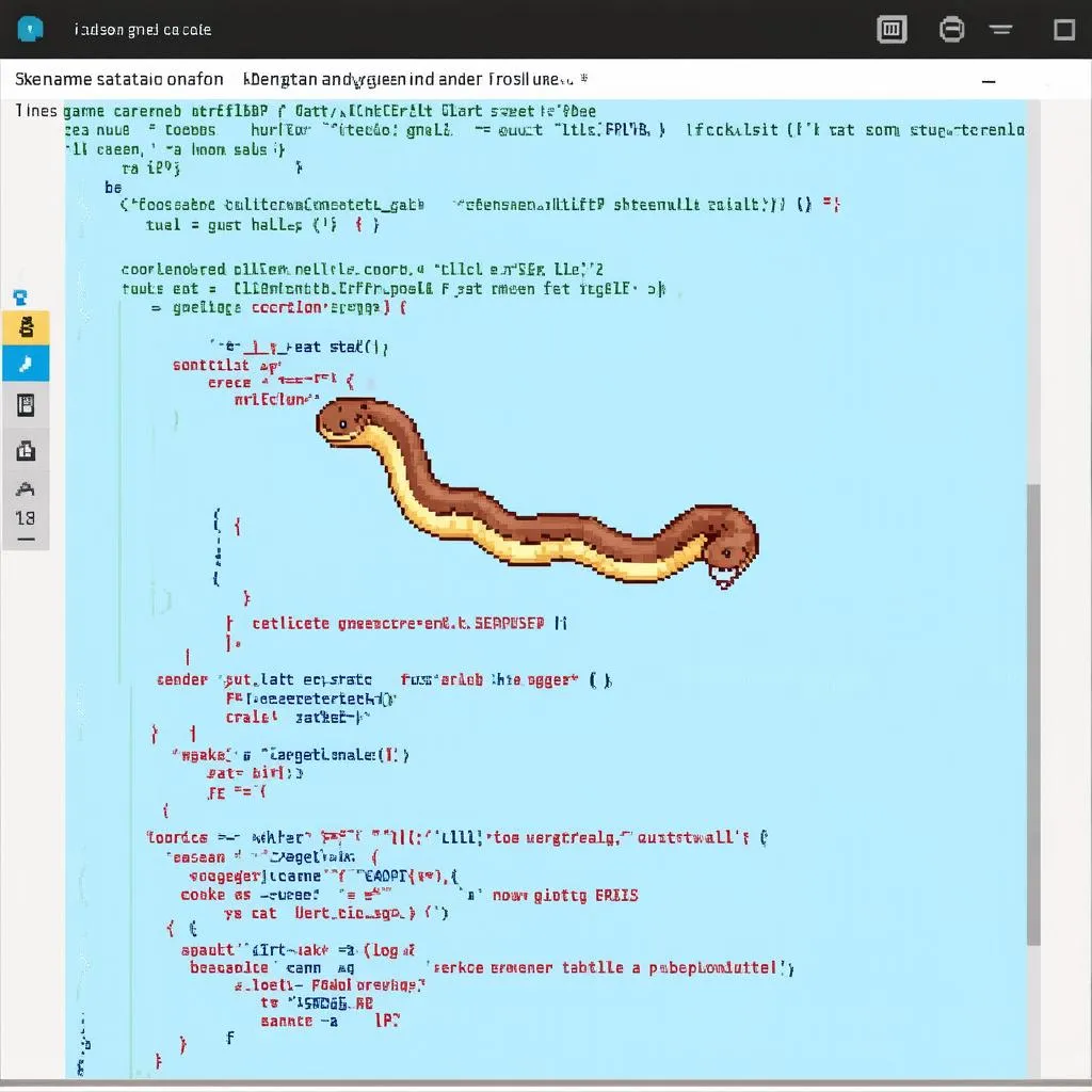 Snake game source code