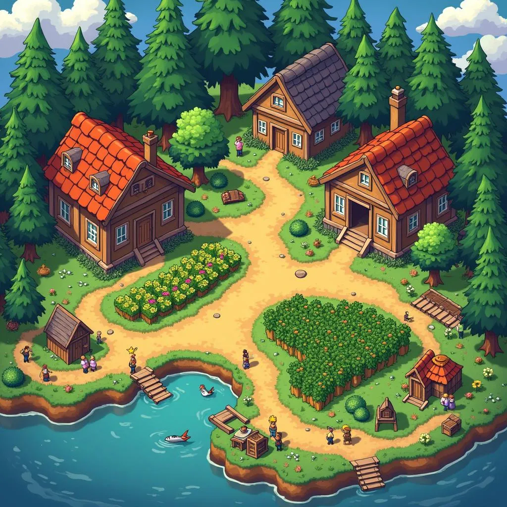 Cuộc sống thôn quê thanh bình trong Stardew Valley