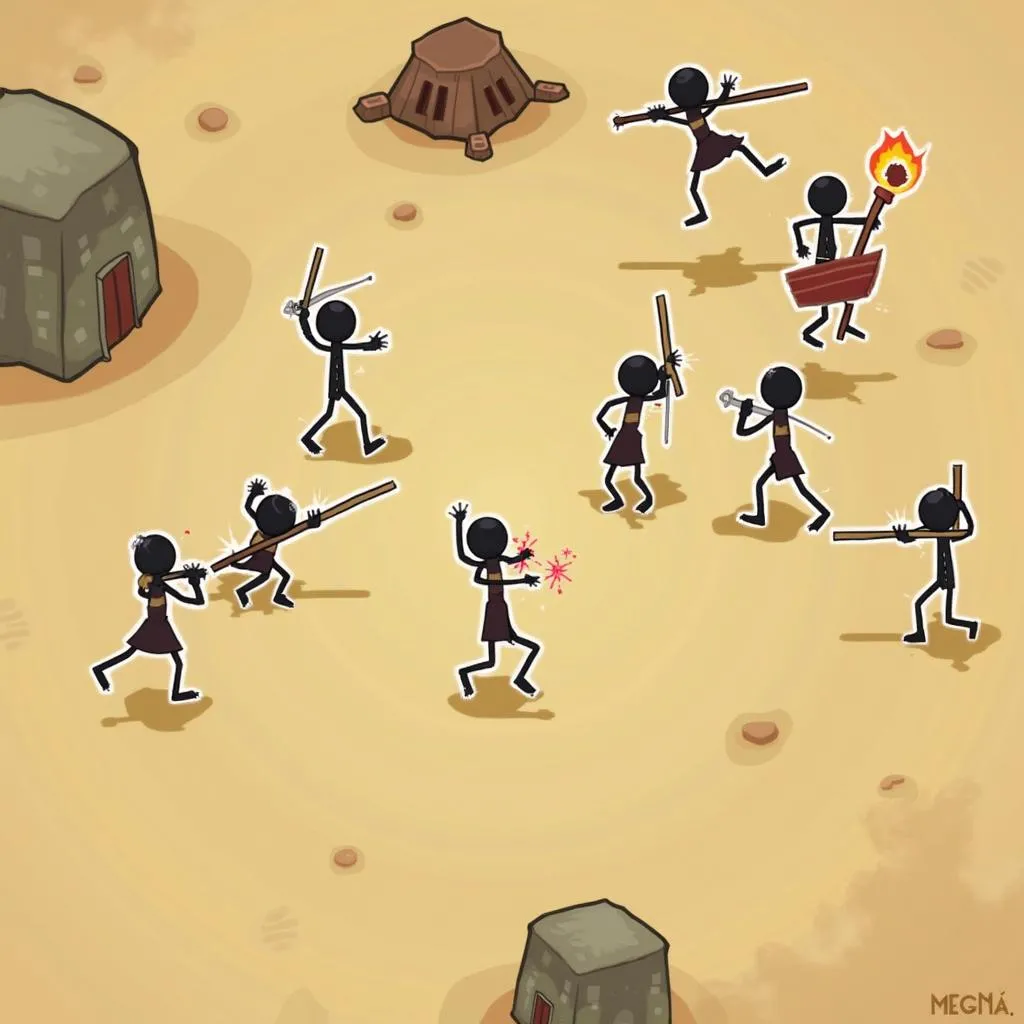 Giao diện game Stick War Legacy