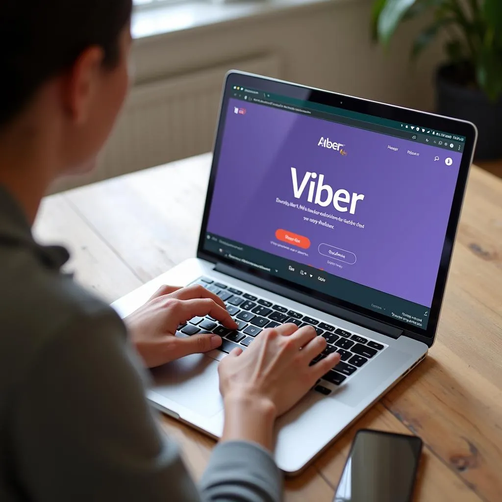 Sử dụng Viber trên laptop