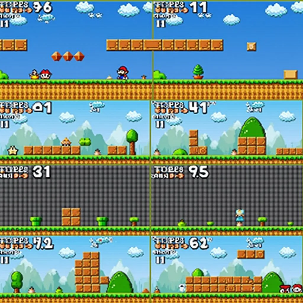 Gameplay Super Mario Bros. X