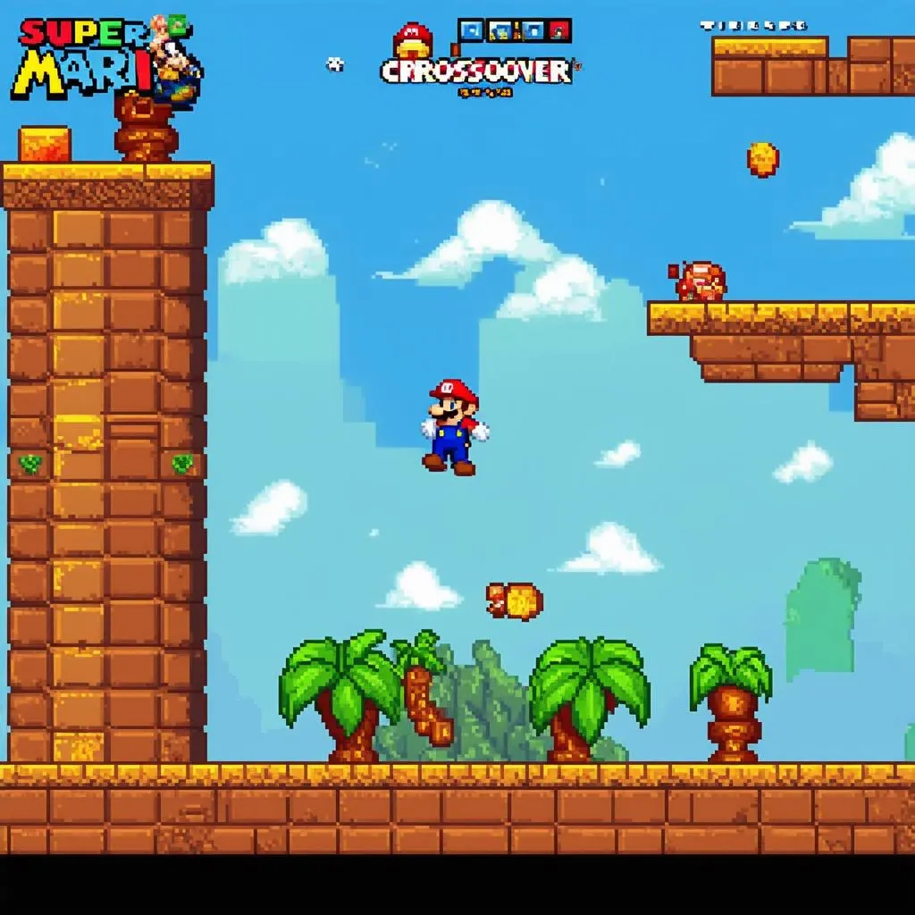 super mario crossover gameplay