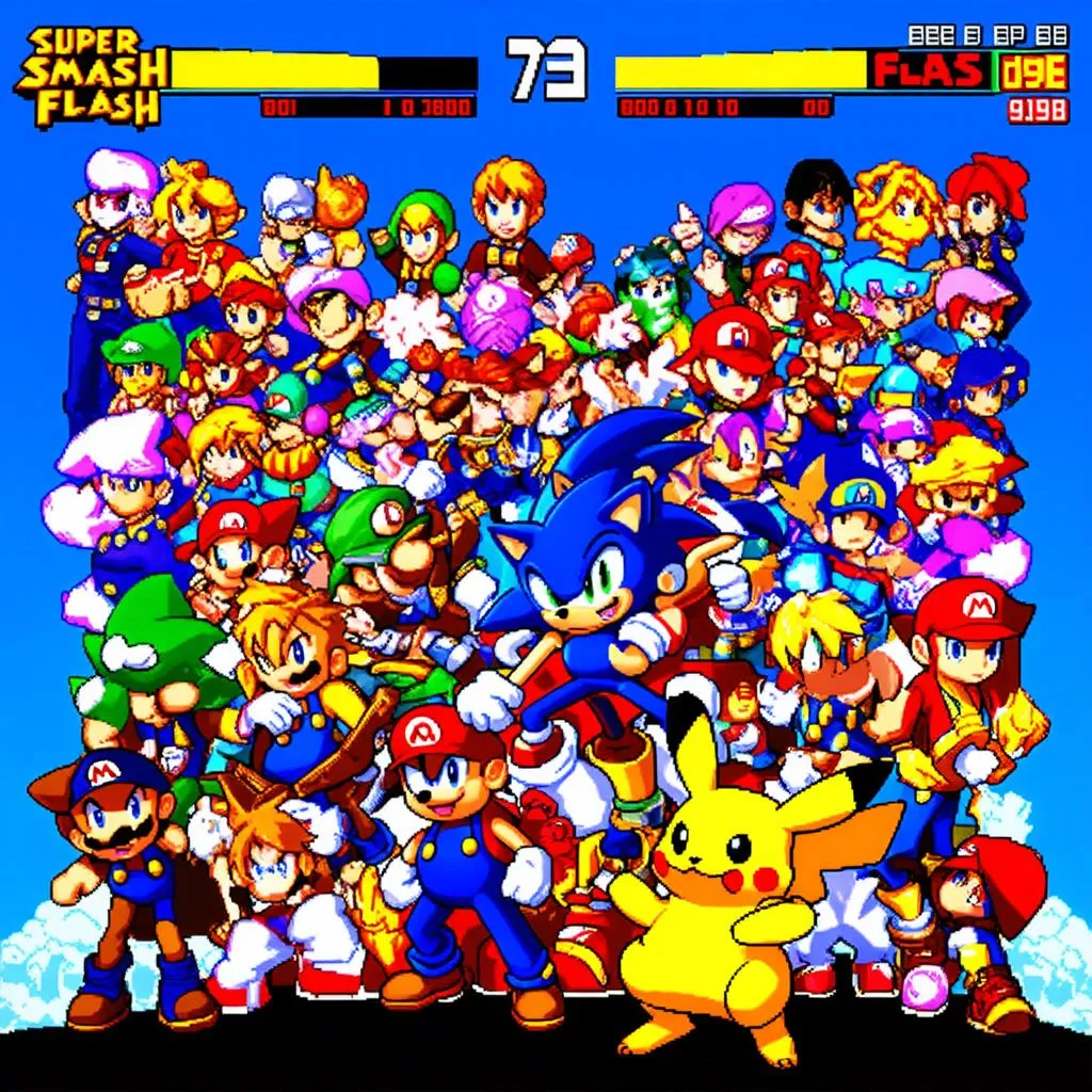 Super Smash Flash 2 v0.9b Gameplay