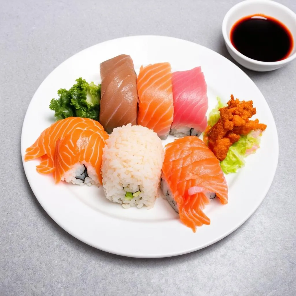 Món sushi ngon tuyệt