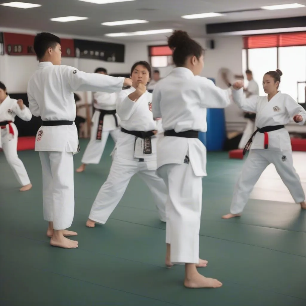 Học viên Taekwondo