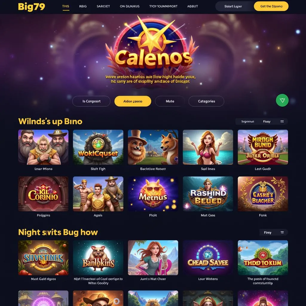 Giao diện game Big79