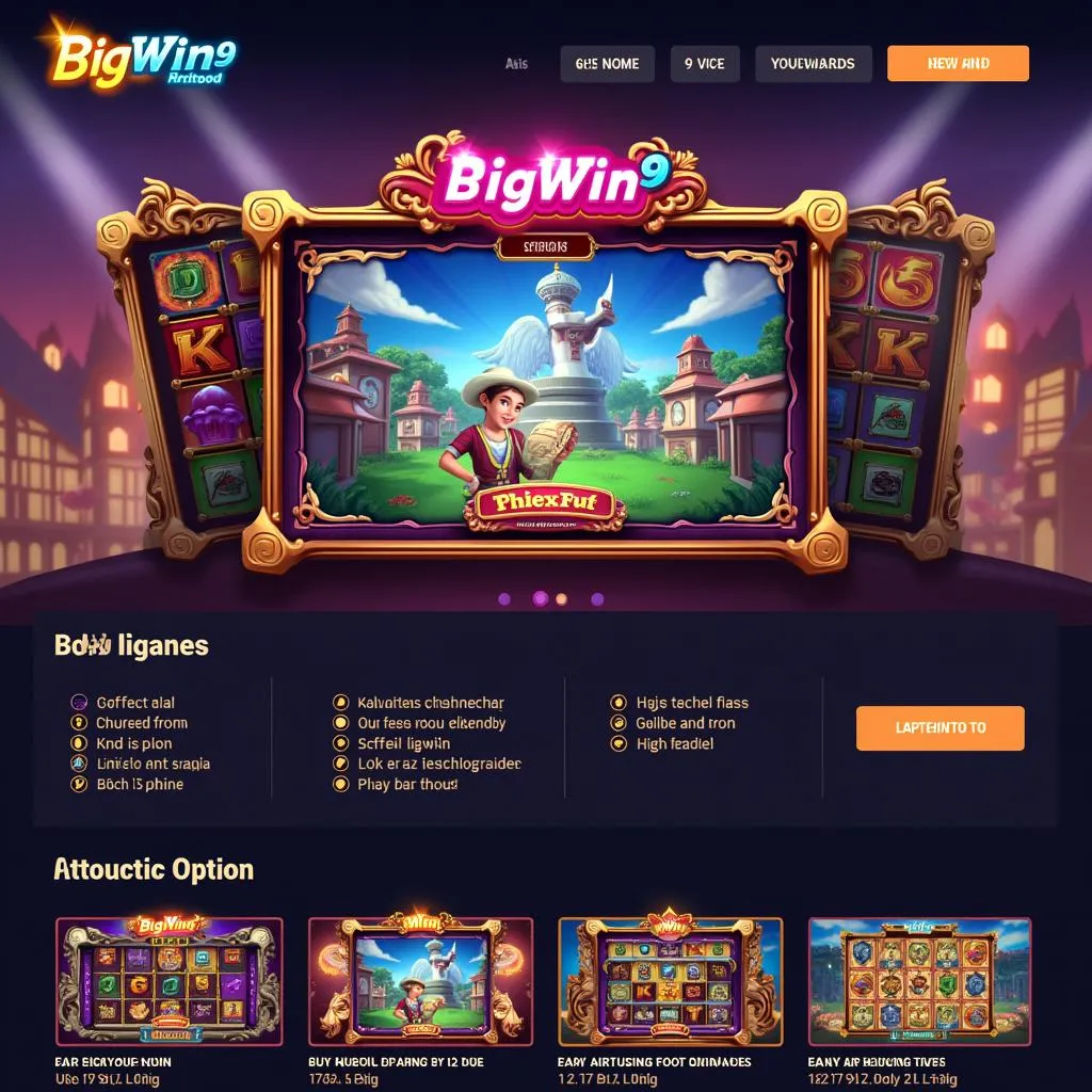 Giao diện game BigWin99