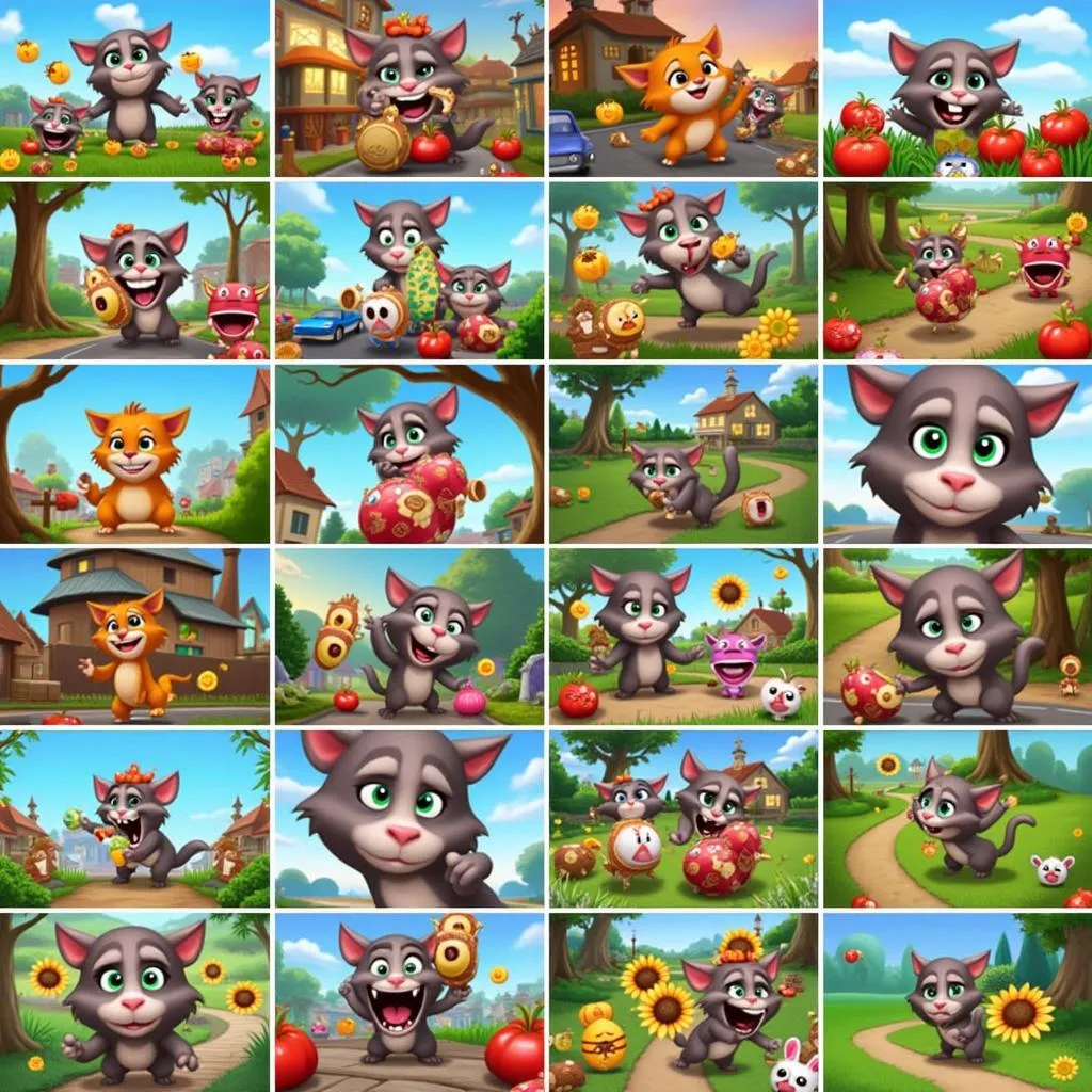 Chơi mini-game trong Talking Tom 2