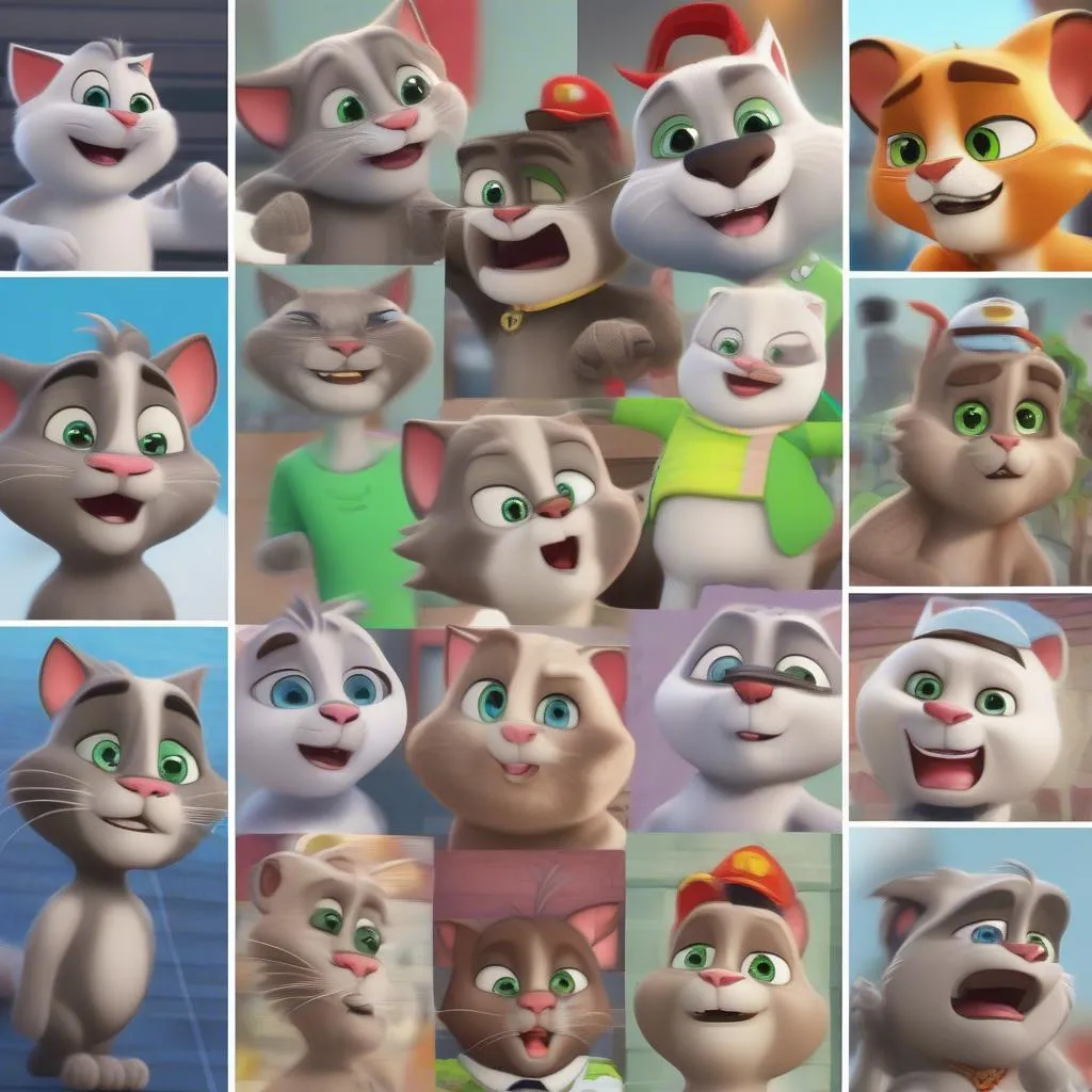 talking tom game series