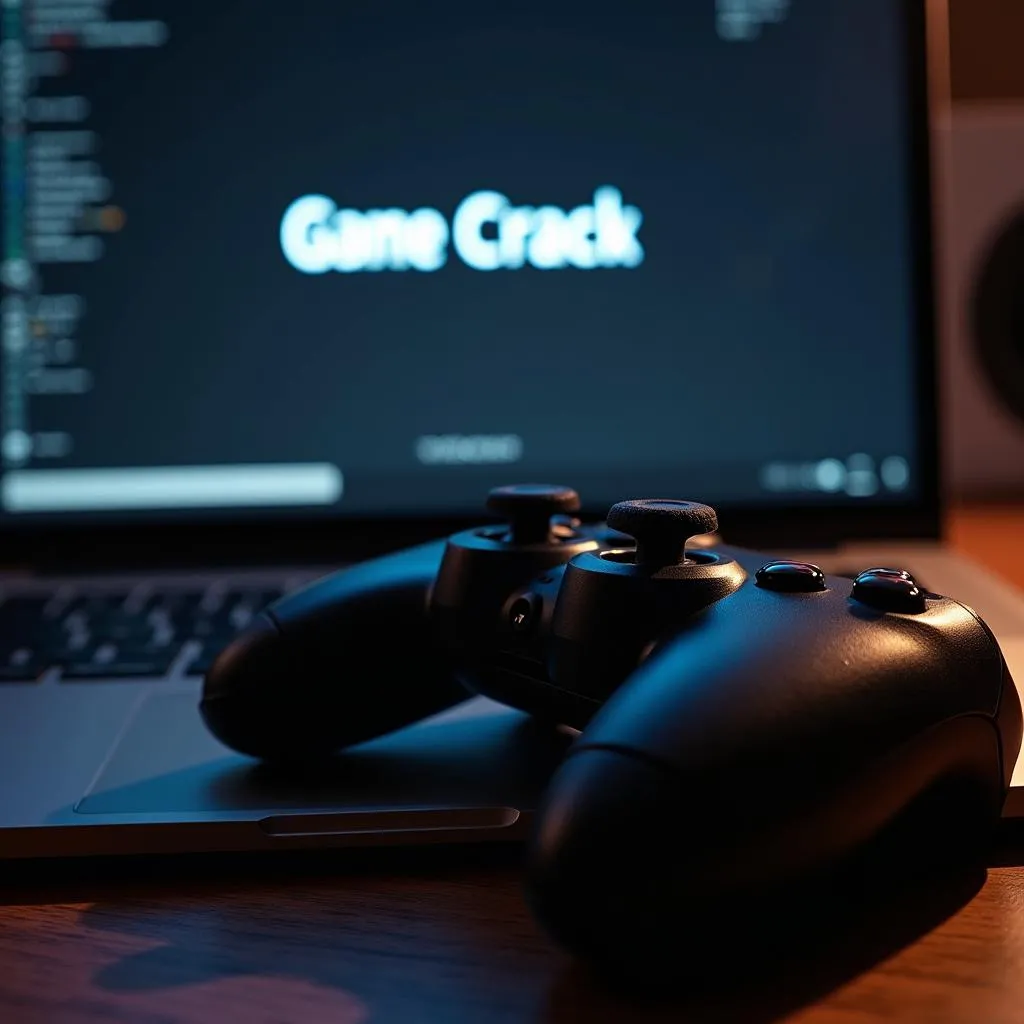 Tay cầm và game crack