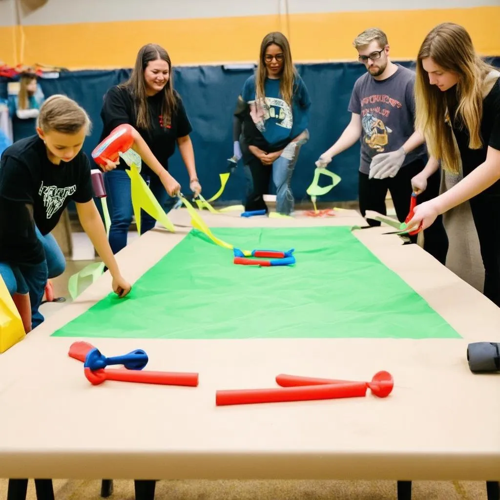 ý tưởng game team building