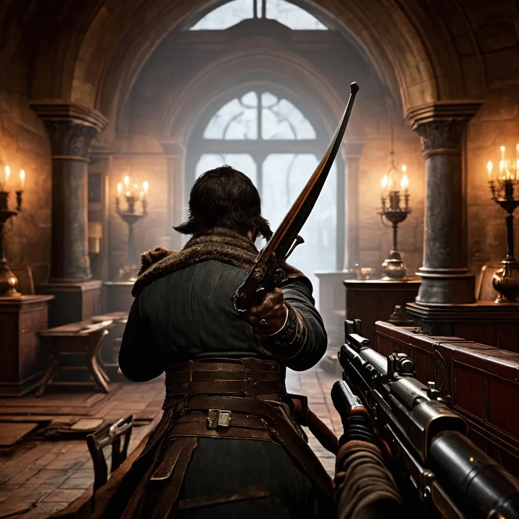 Gameplay screenshot of The Order 1886