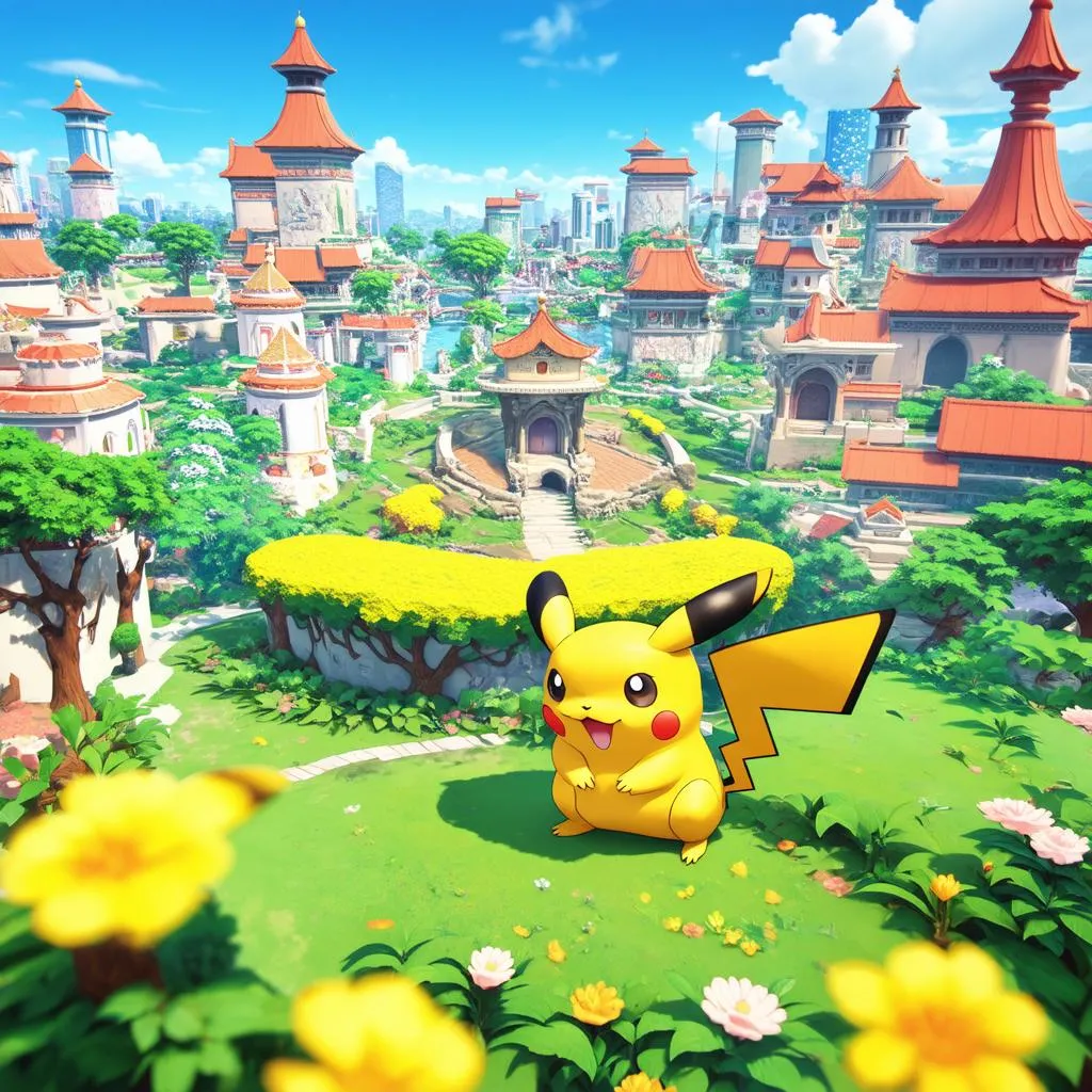 Thế giới Kanto trong Pokemon Let's Go Pikachu