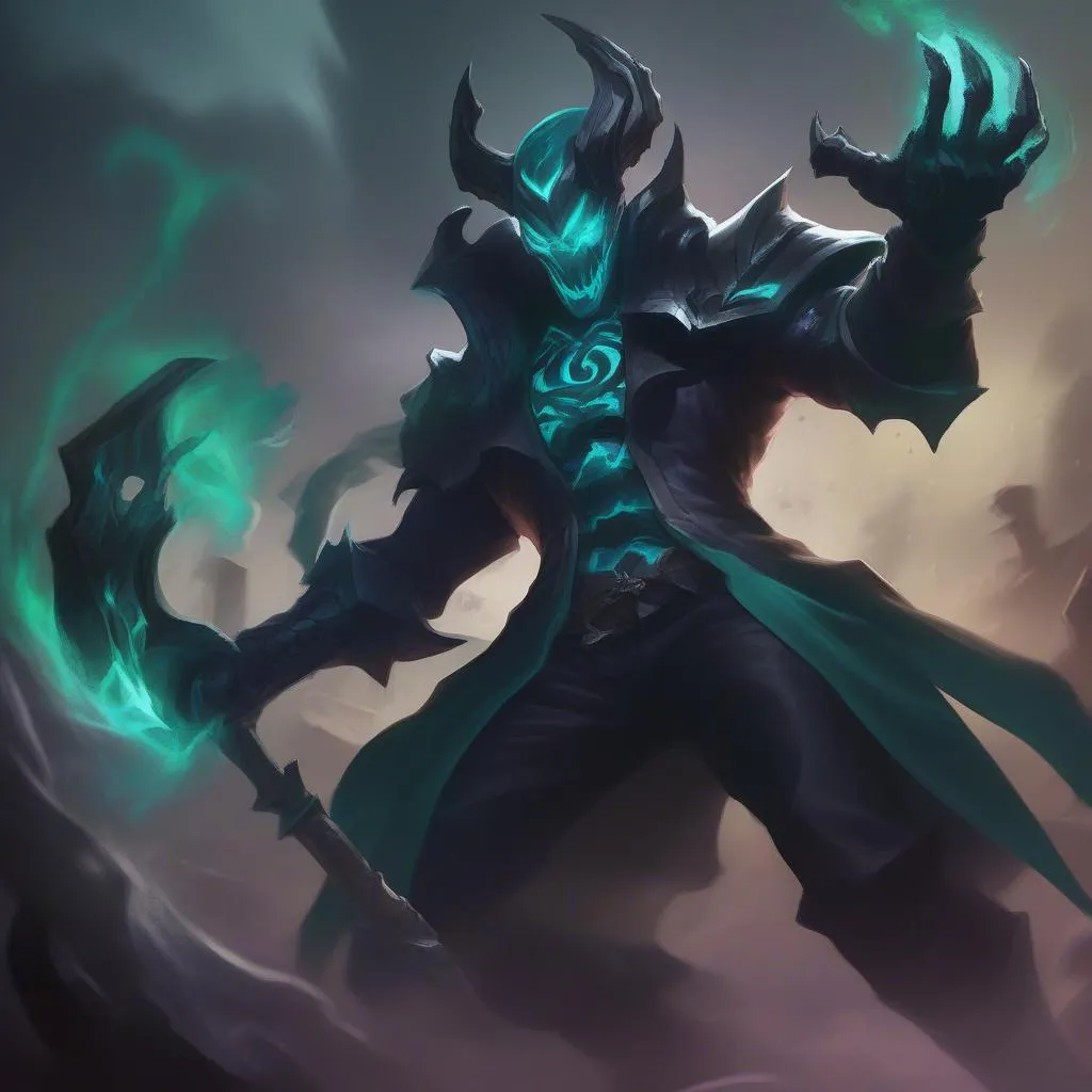 Thresh hỗ trợ Jayce