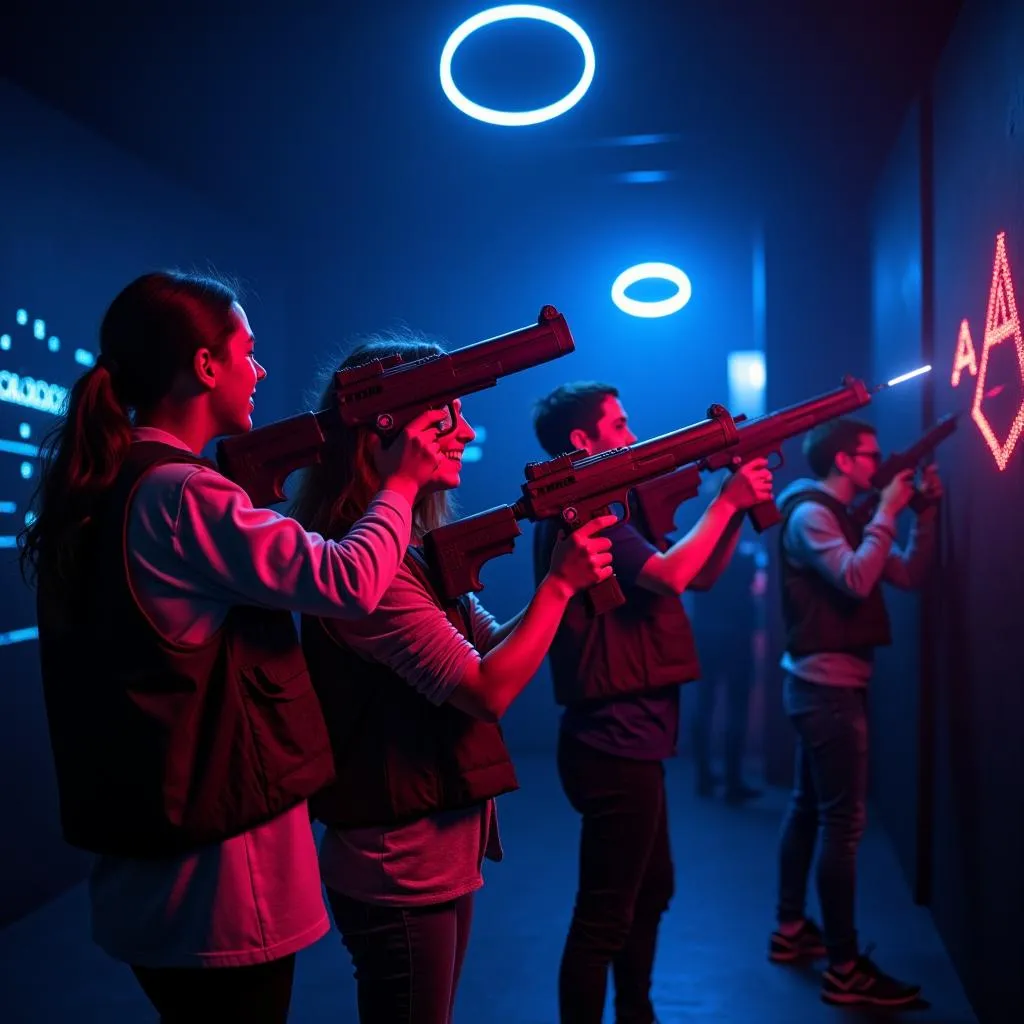 Trải nghiệm Megazone Laser Game